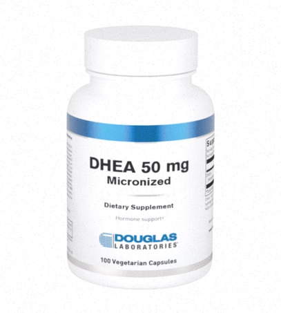 Capsule stylisée de DHEA