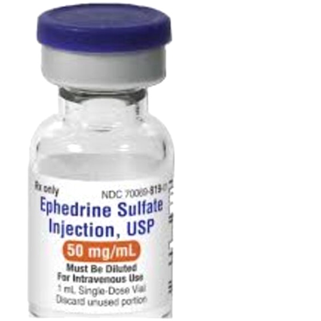 Molécule d'éphédrine